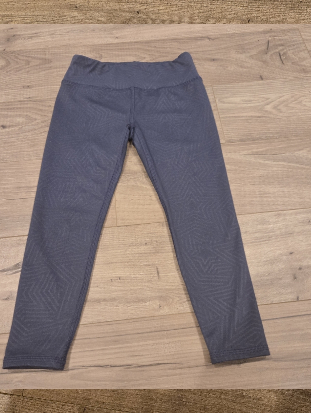 Spring Girls Athletic Grey Starry Leggings Size Xs (4/5) Euc